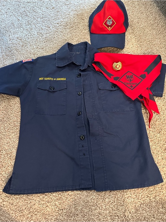Scouting America Other - Boy Scouts of America Navy Short-Sleeve Button-Down Shirt